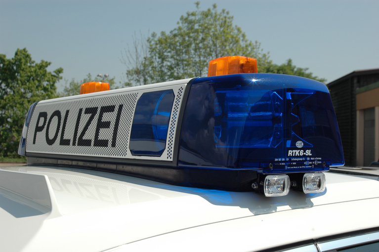 Patrouillenfahrzeug Blaulichtmatrix