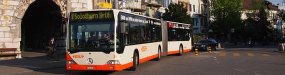 Bus vor Bieltor