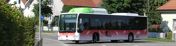 Gasbus der BGU in Lommiswil