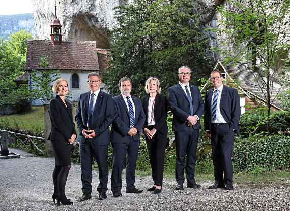 Solothurner Regierung 2018 Solothurner Regierung 2018 (von links nach rechts): Susanne Schaffner, Roland Fürst, Landammann Roland Heim, Brigit Wyss, Dr. Remo Ankli, Staatsschreiber Andreas Eng