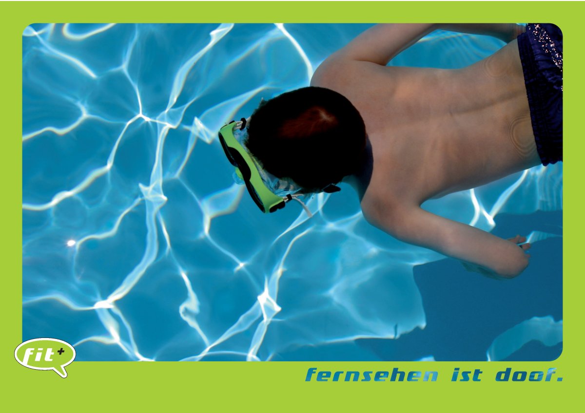 Plakat 5 - fit+ Fernsehen