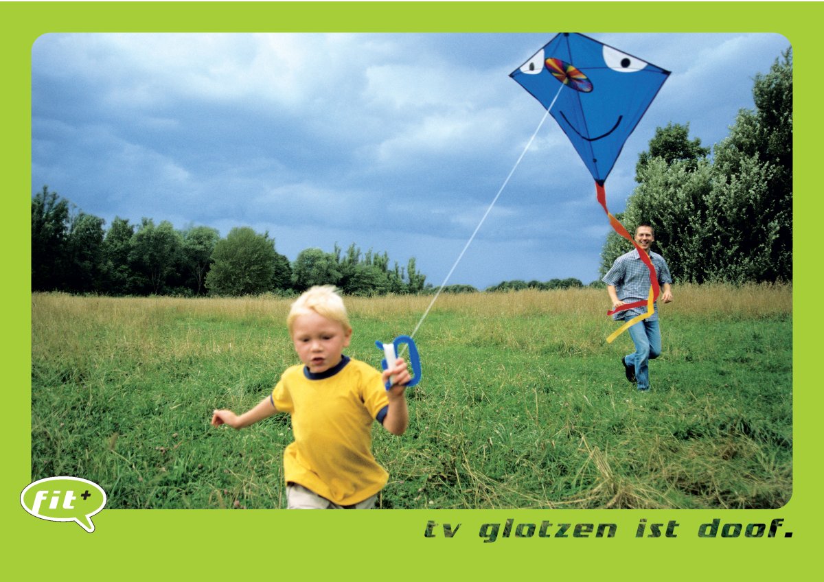 Plakat 12 - fit+ TV glotzen