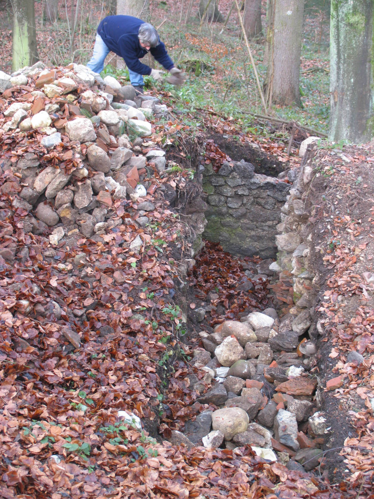 Wiedereindecken von Schnitt 6