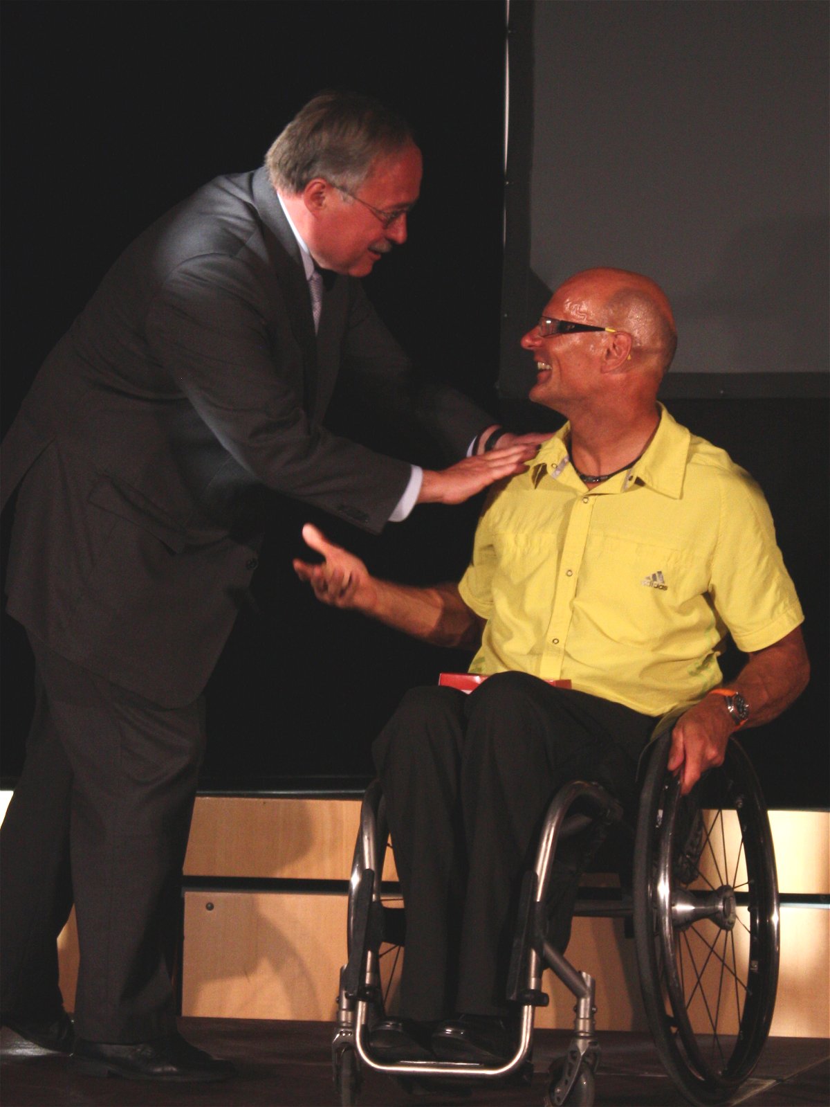 Alt Bundesrat Samuel Schmid und Heinz Frei