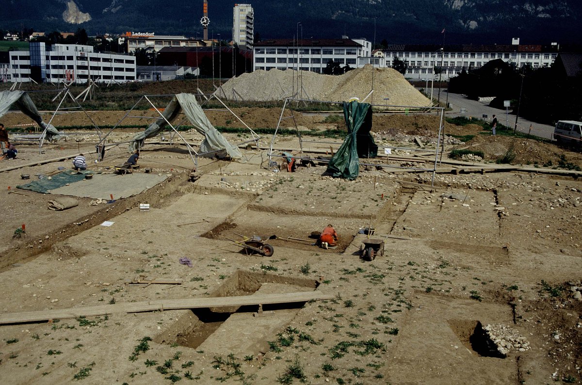Bild 1 - Römischer Gutshof von Langendorf