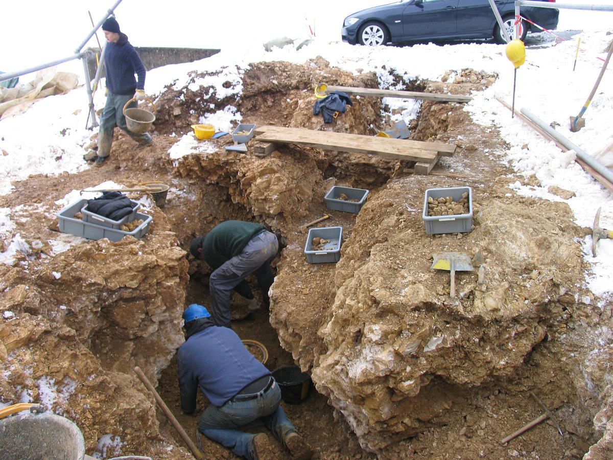 Bild 1 - Olten - Einzigartiger Feuerstein-Bergbau aus der Jungsteinzeit