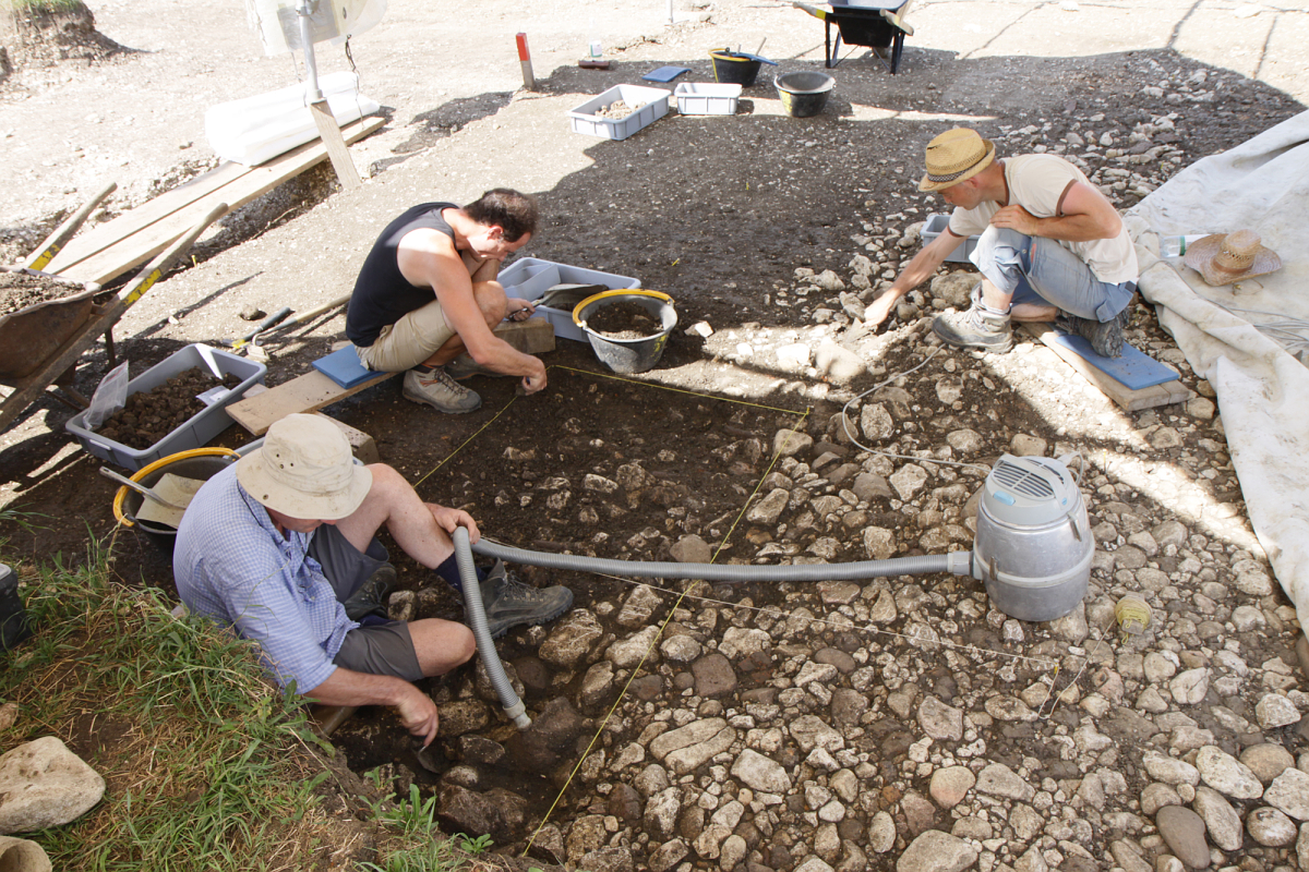 Bild 3 - Ausgrabung Büsserach