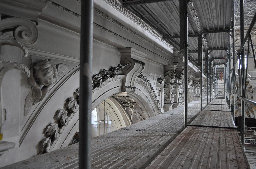 Solothurn. Das Innere der St.-Ursen-Kathedrale bleibt für fast zwei Jahre eingerüstet