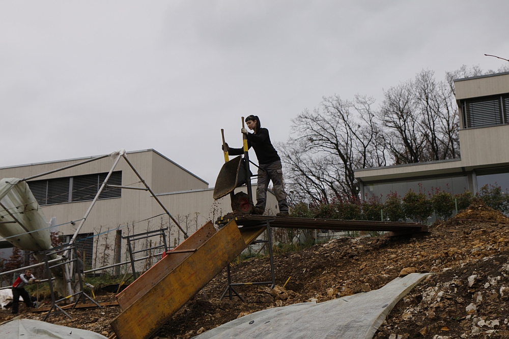 Bild 3 - Die archäologischen Ausgrabungen an der Dorfstrasse 255 in Wangen bei Olten