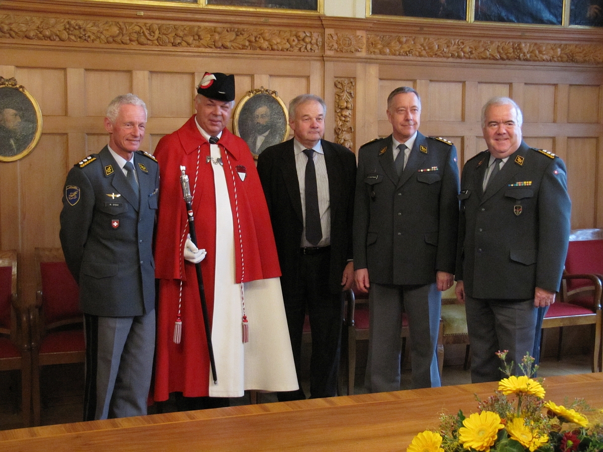 Bild 1 - Neujahrsempfang für die Spitzen der Armee