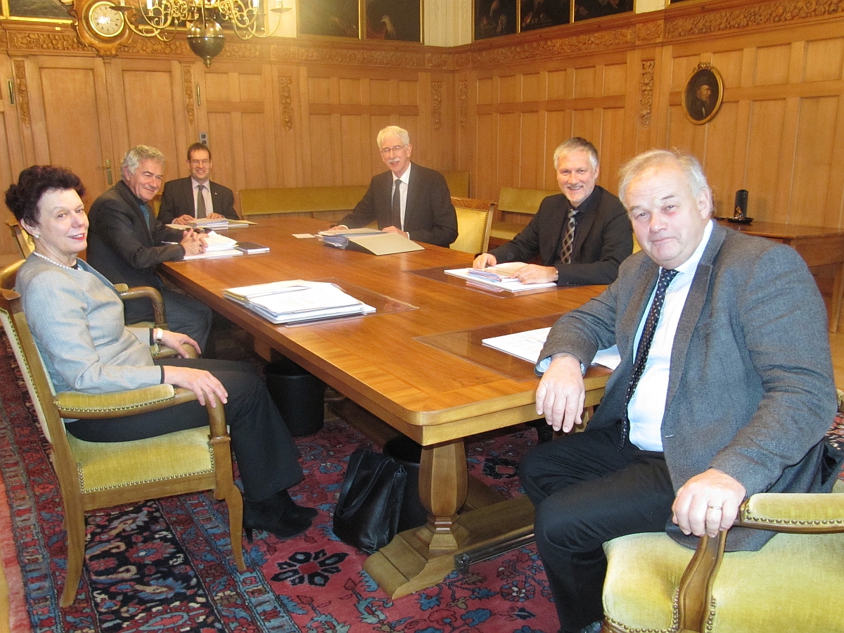 Traditionsgemäss empfing der Gesamtregierungsrat an seiner ersten Sitzung im neuen Jahr den Kantonsratspräsidenten zum offiziellen Neujahrsempfang