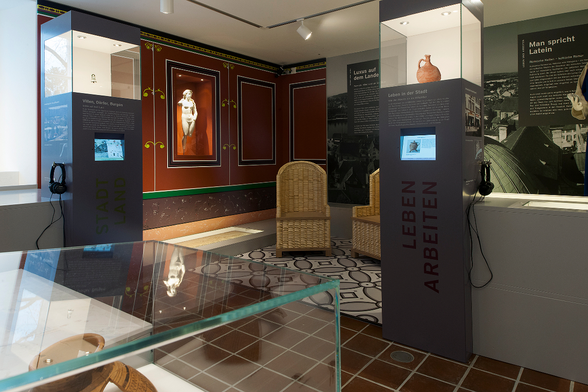 Luxus auf dem Lande - ein römischer "Salon" wie er in einer Villa bei Solothurn ausgesehen haben könnte.