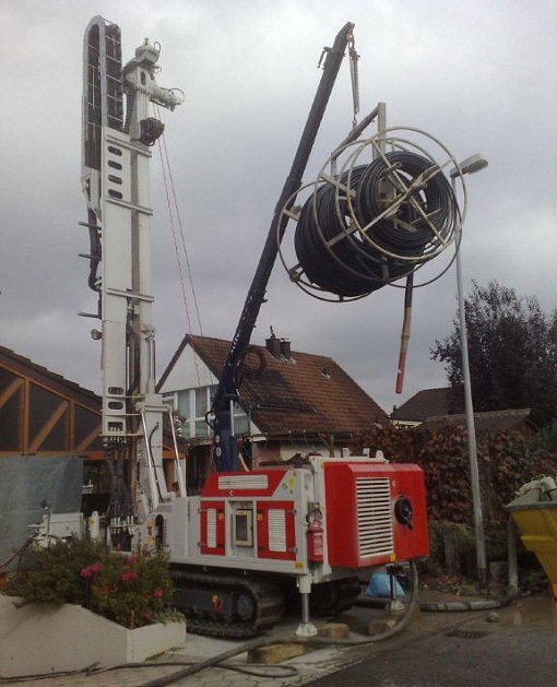 Bohrgerät für Erdwärmesonden