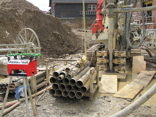 Bohrgerät für Erdwärmesonden