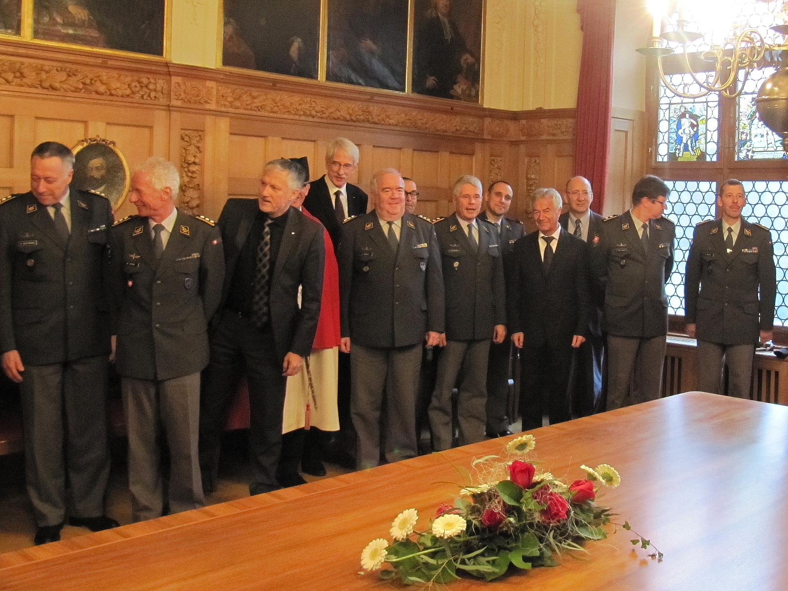 Bild 1 - Neujahrsempfang für die Spitzen der Armee