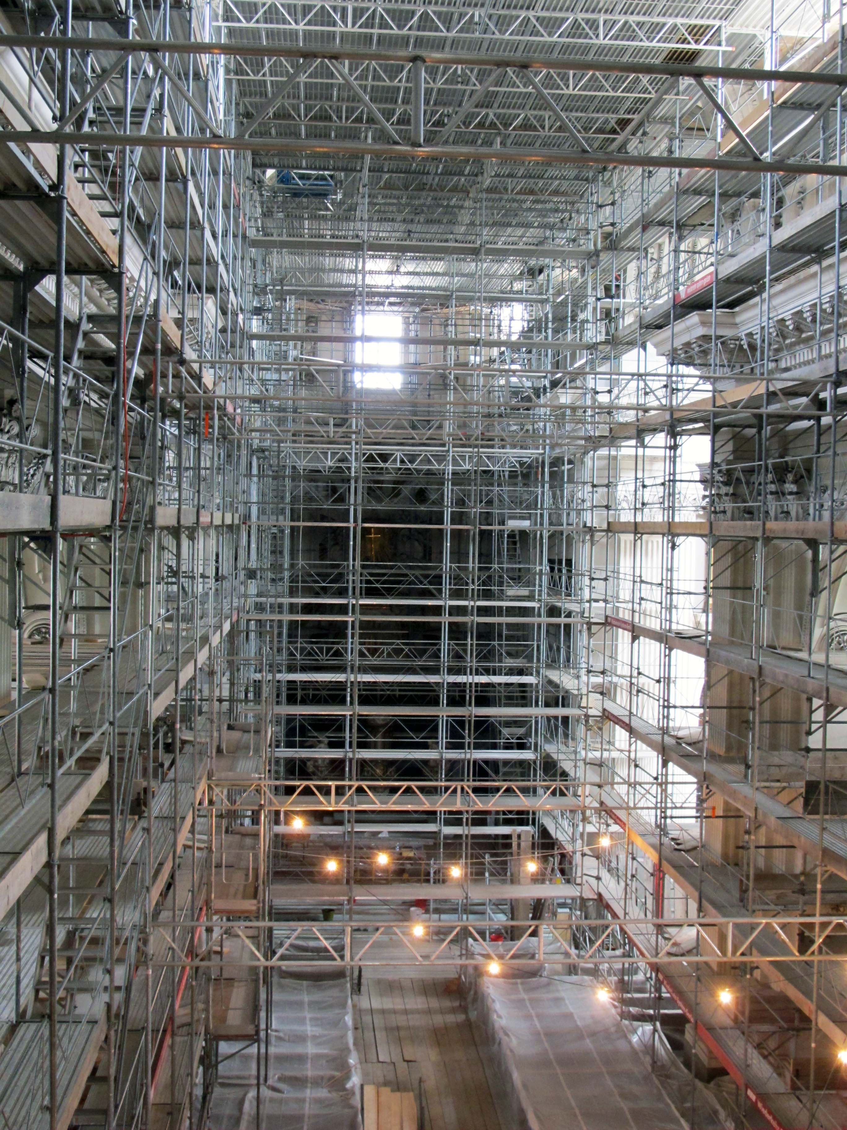 Kathedrale St. Urs und Viktor in Solothurn, Gerüst