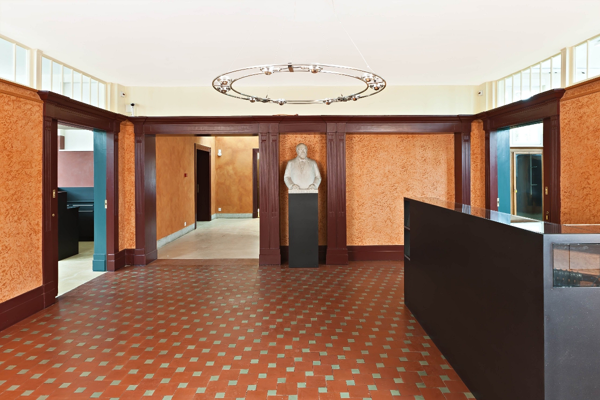 Die Eingangshalle des Schweizerischen Zündholzmuseums