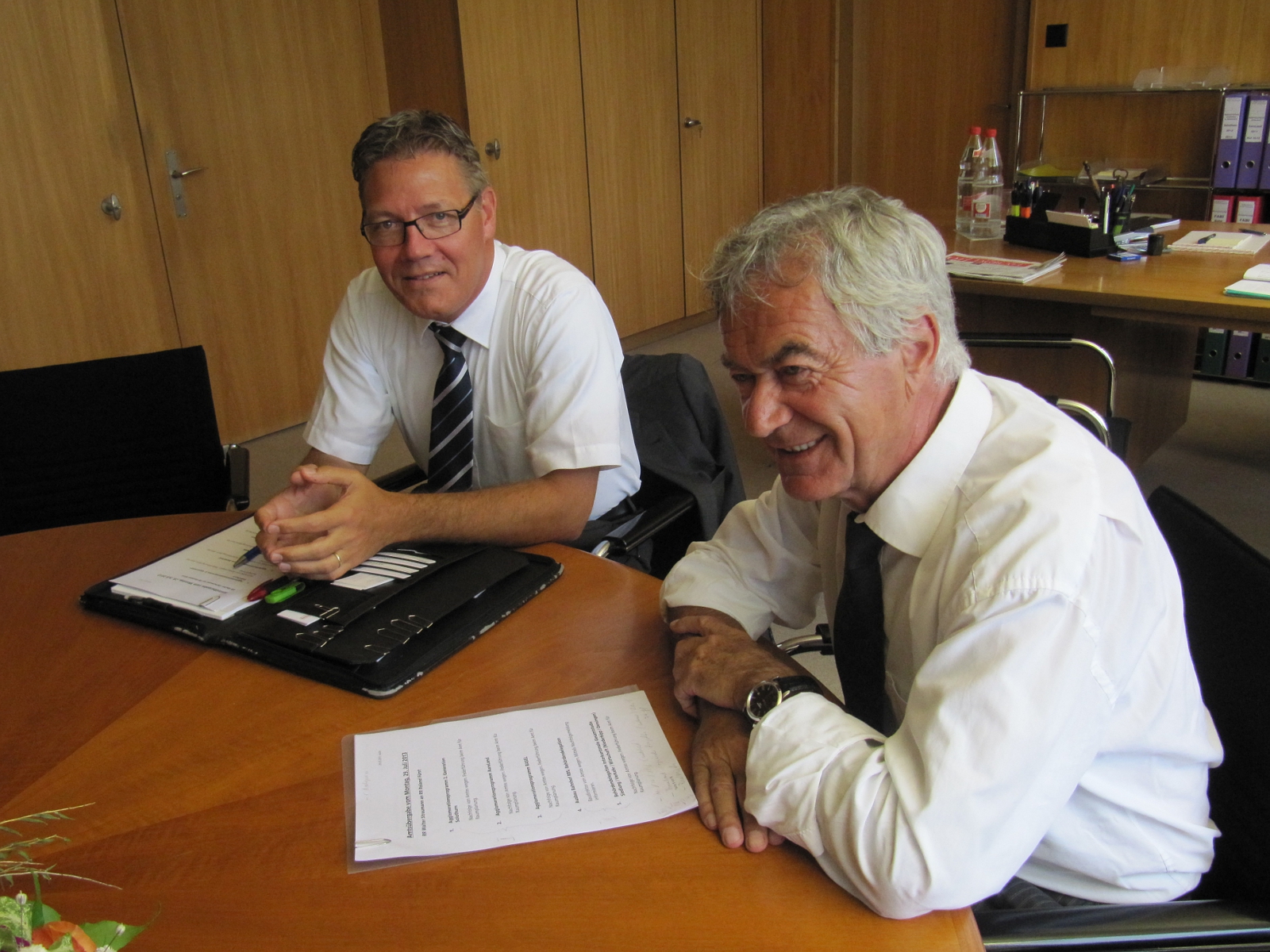 Walter Straumann hat an Roland Fürst übergeben