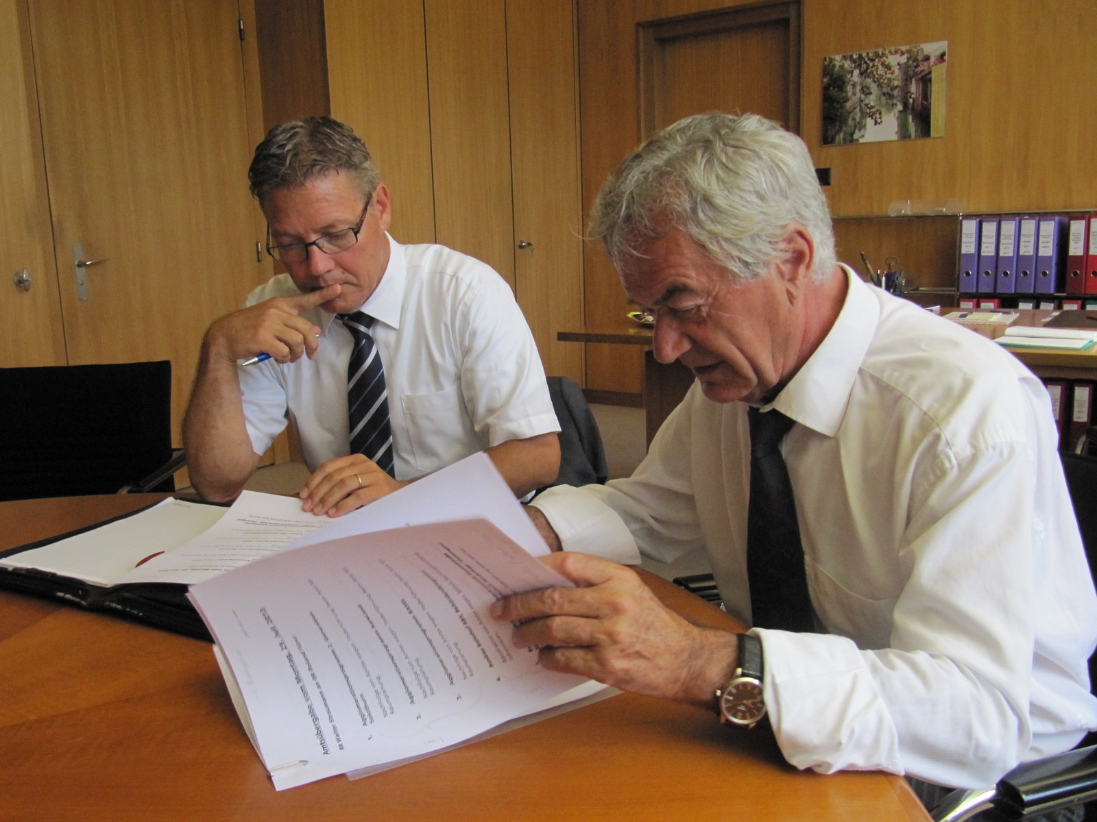 Walter Straumann hat an Roland Fürst übergeben