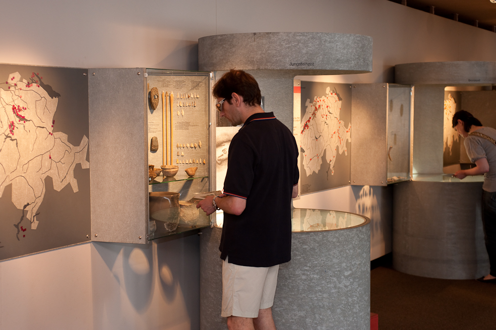 Impressionen zur langjährigen Ausstellung zur Ur- und Frühgeschichte des Kantons Solothurn im Archäologischen und Historischen Museum in Olten.