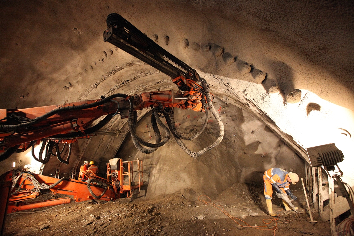 Tunnel Hausmatt, bergm. Vortrieb - Entlastung Region Olten