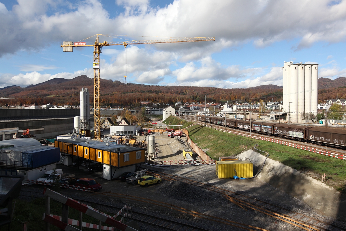 Tunnel Hausmatt, Voreinschnitt West - Entlastung Region Olten